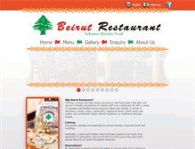 Tablet Screenshot of beirut-restaurant.com